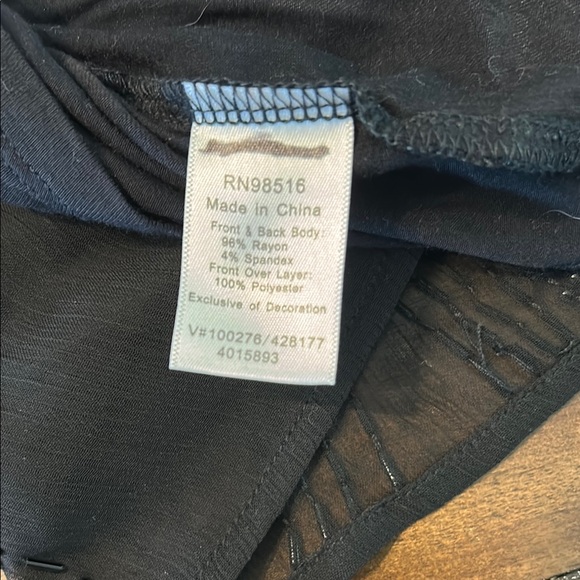 Coldwater Creek Black beaded Tank Top size small GUC - Picture 6 of 6